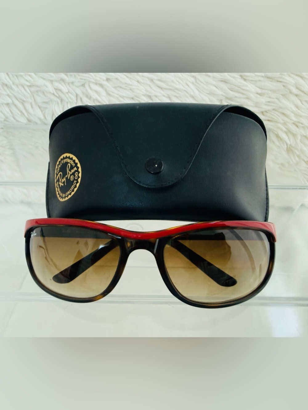 Ray-Ban Predator 2 RB2027 786/51 | Havana Red Unisex Excellent Rare Y2K